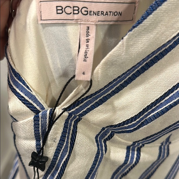 Striped Jumpsuit in Blue and White - Picture 2 of 7